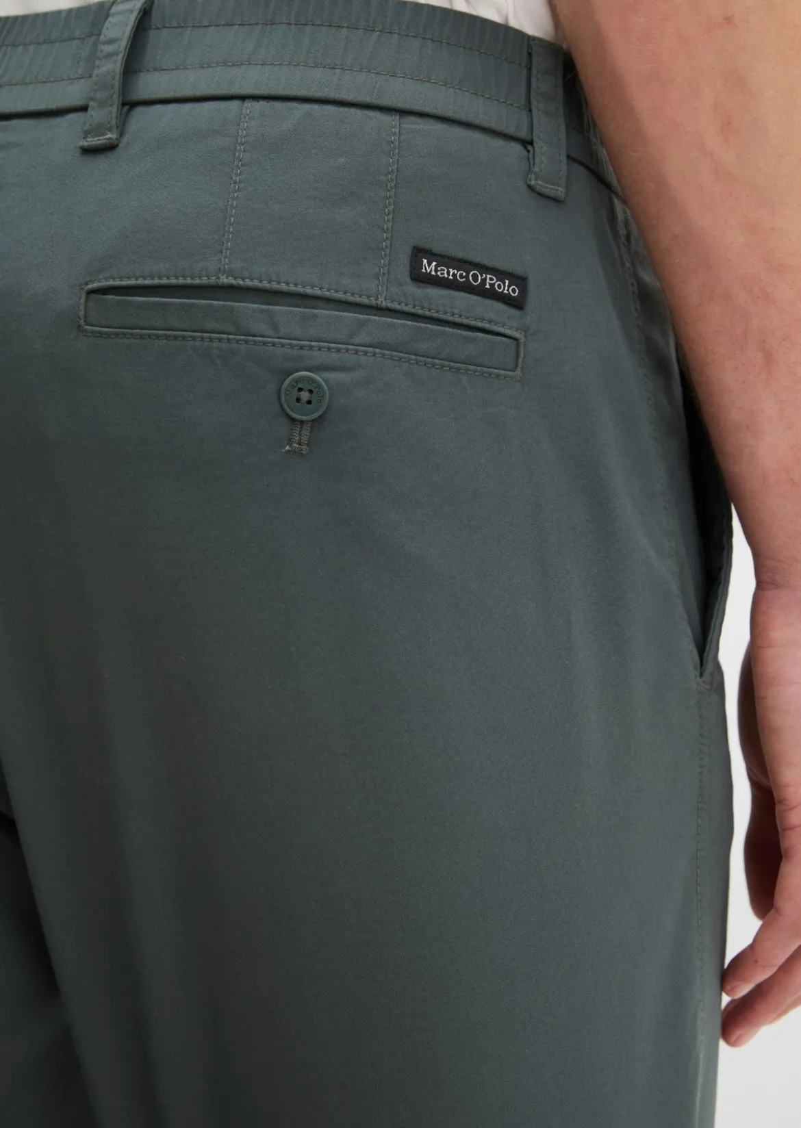 Chino Model Morot Jogger tapered aus technischem Popeline-Stretch