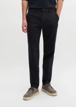 Chino Model Morot Jogger tapered aus elastischem Bio-Baumwollsatin