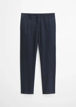 Chino Model Mossbo Jogger wide aus TENCEL™ Lyocell -Leinen-Mix