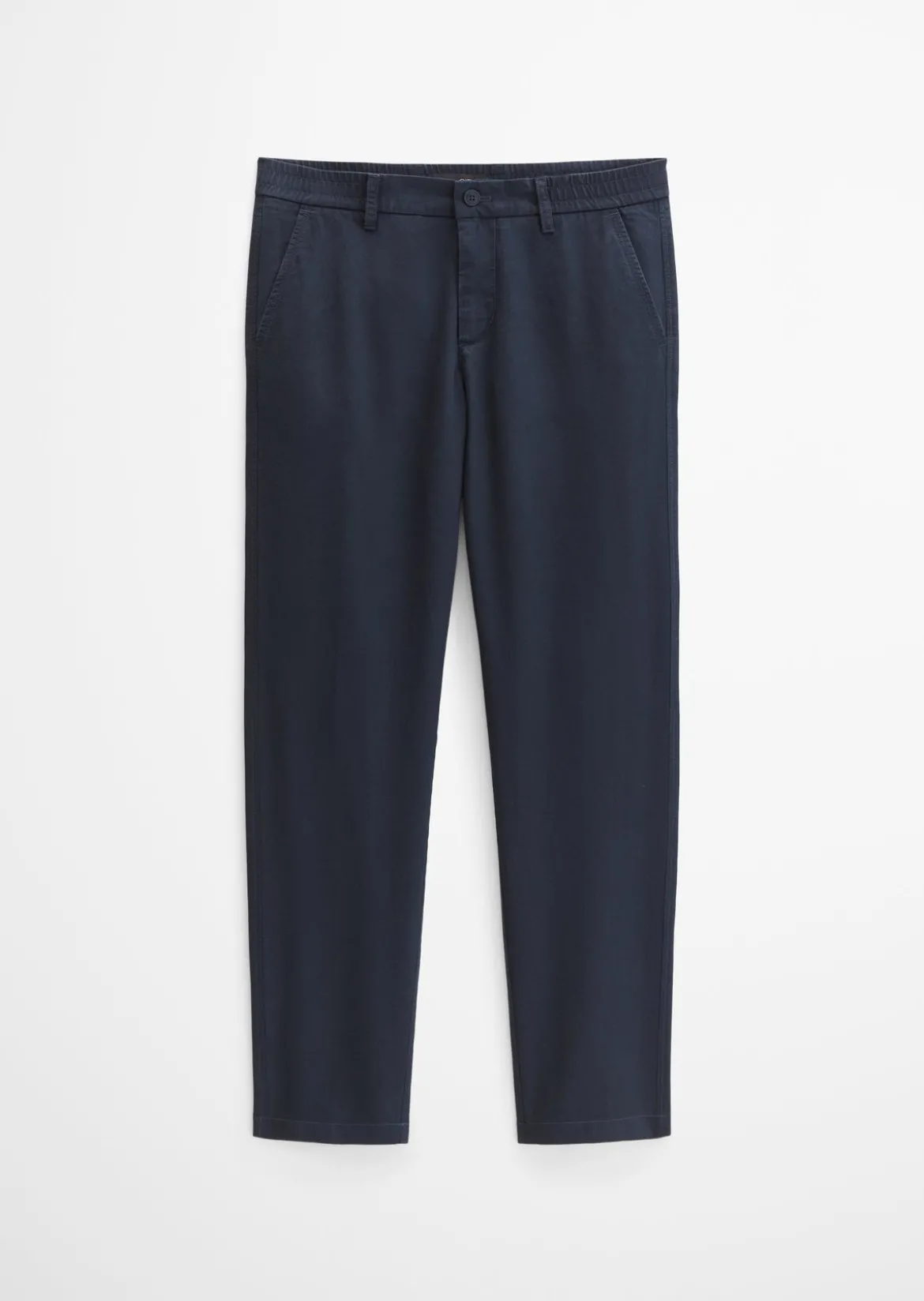 Chino Model Mossbo Jogger wide aus TENCEL™ Lyocell -Leinen-Mix