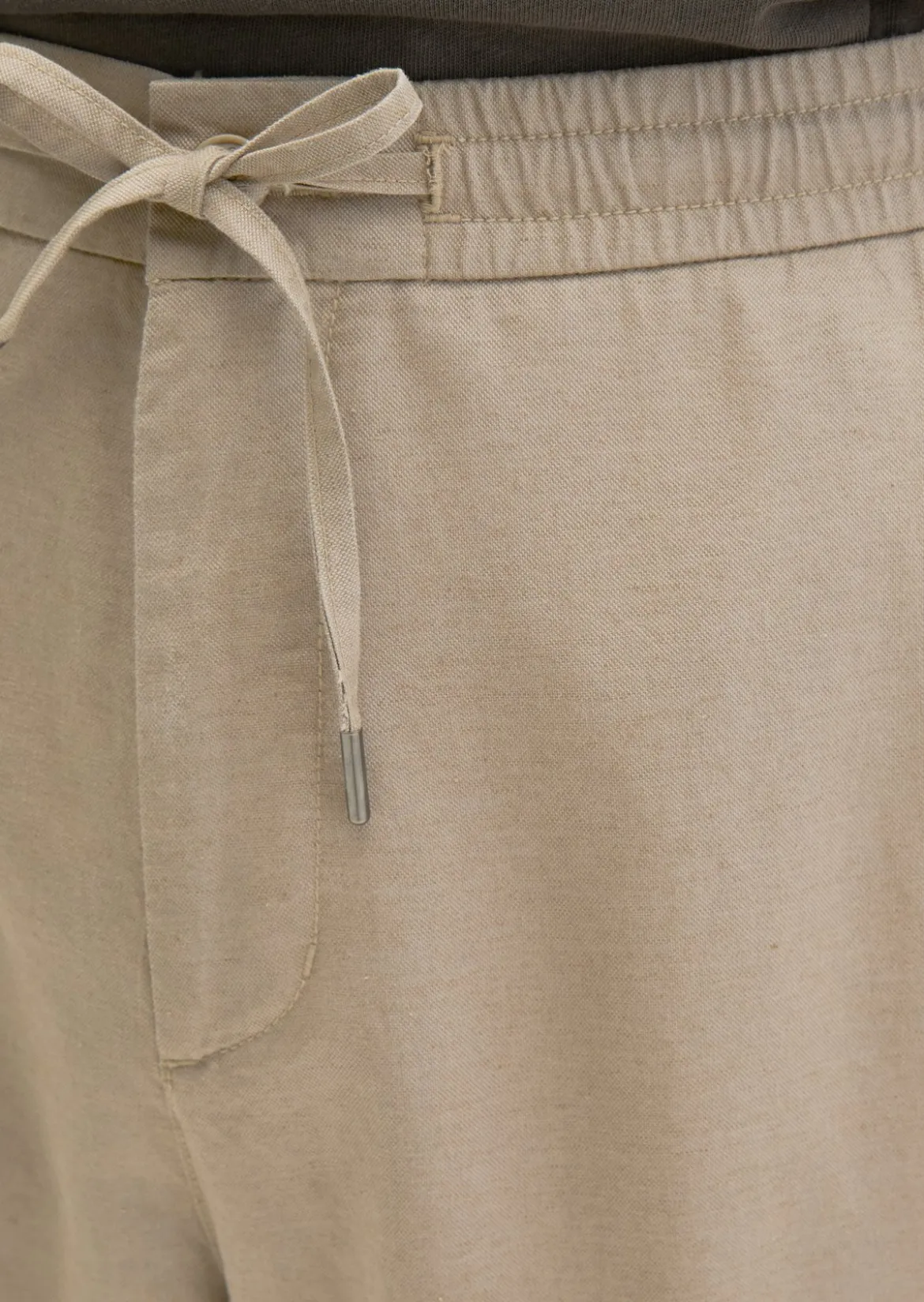 Chino Model Mossbo Jogger wide aus TENCEL™ Lyocell -Leinen-Mix