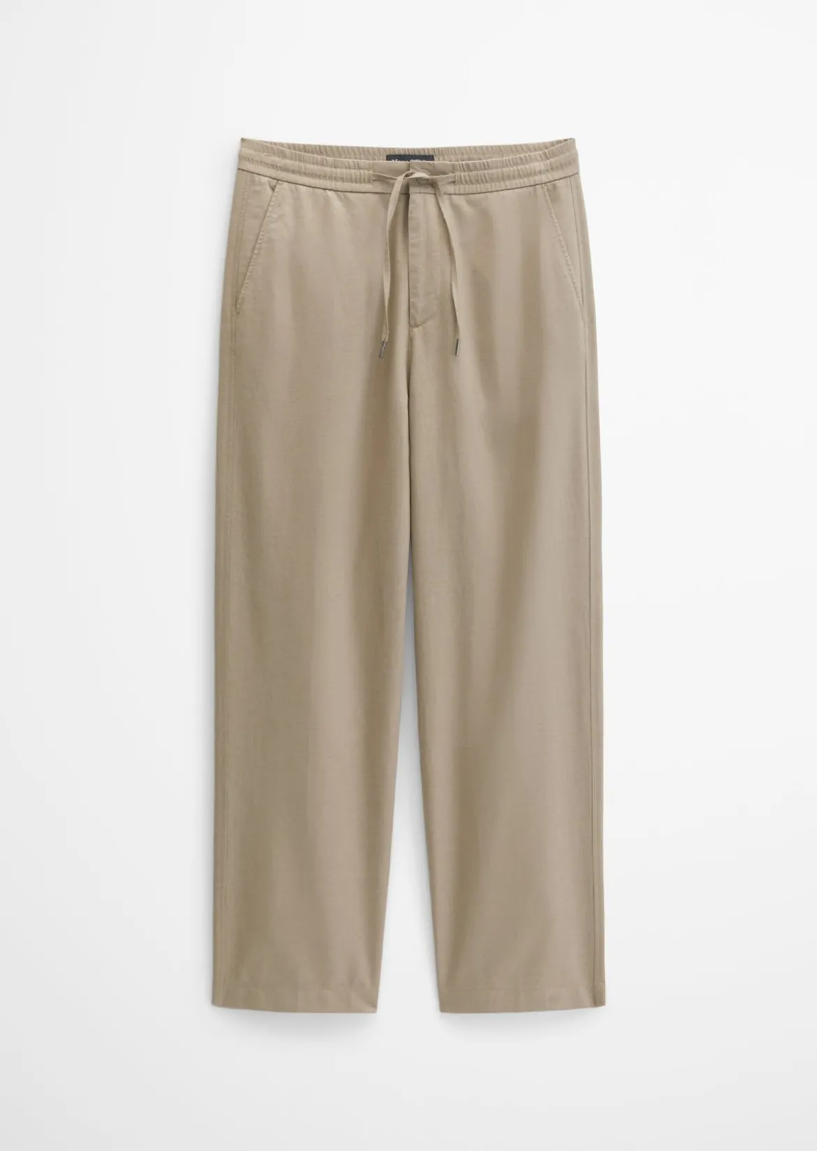 Chino Model Mossbo Jogger wide aus TENCEL™ Lyocell -Leinen-Mix
