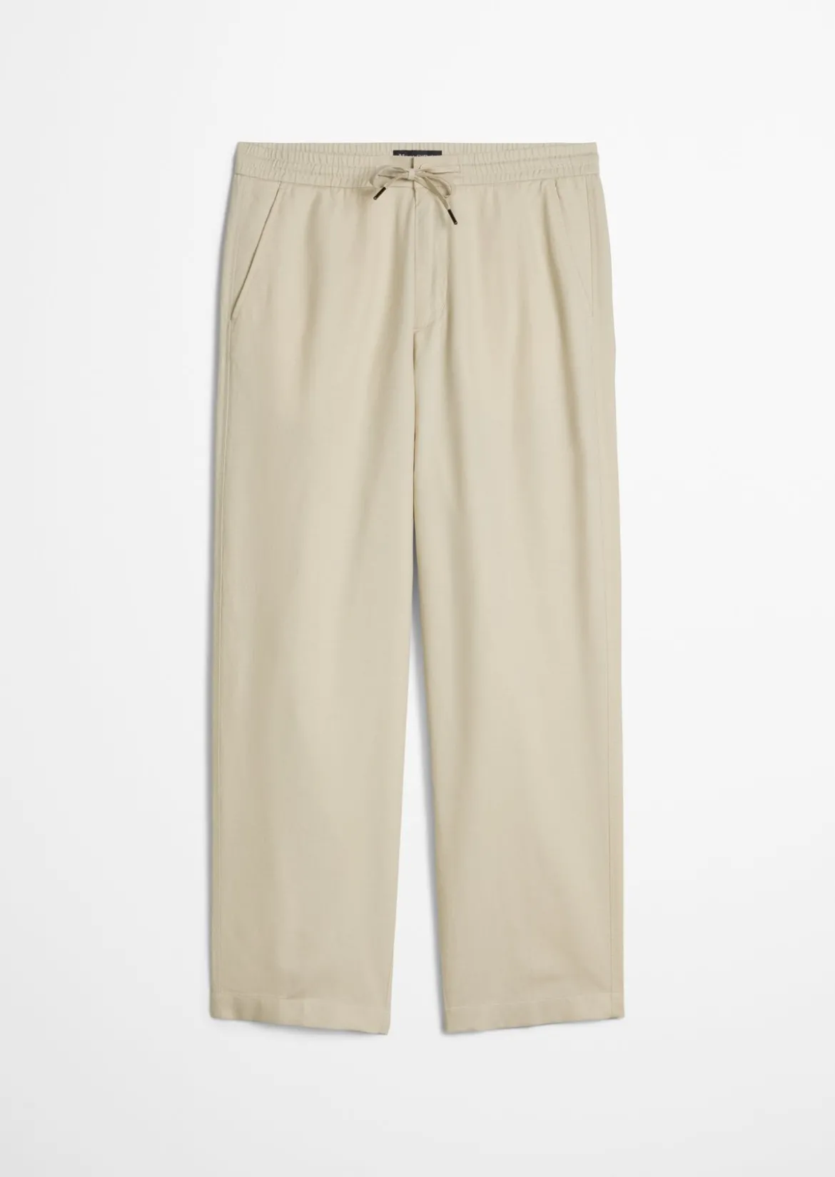 Chino Model Mossbo Jogger wide aus TENCEL™ Lyocell -Leinen-Mix