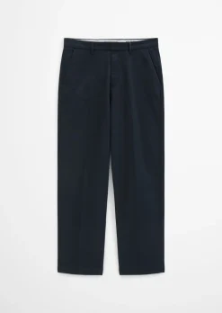 Chino Model Mossbo wide aus elastischem Bio-Baumwollsatin