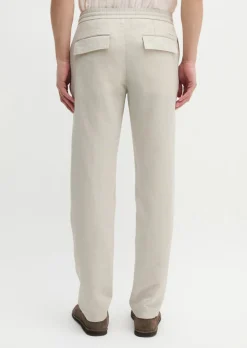 Chino Model Osby Jogger tapered aus Lyocell-Leinen-Mix
