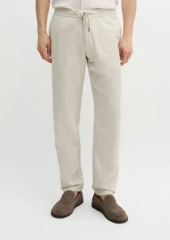 Chino Model Osby Jogger tapered aus Lyocell-Leinen-Mix