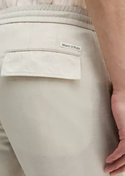 Chino Model Osby Jogger tapered aus Lyocell-Leinen-Mix