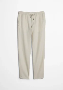 Chino Model Osby Jogger tapered aus Lyocell-Leinen-Mix