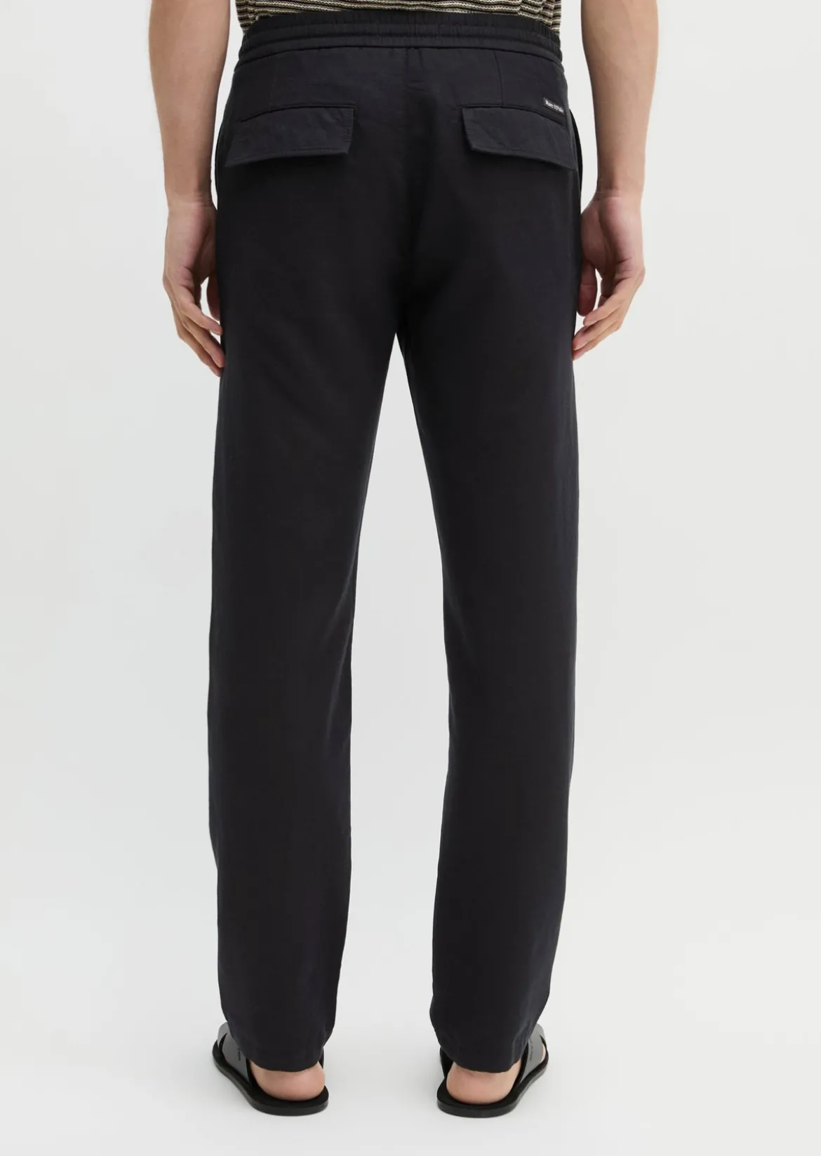 Chino Model Osby Jogger tapered aus Lyocell-Leinen-Mix
