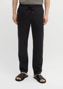 Chino Model Osby Jogger tapered aus Lyocell-Leinen-Mix