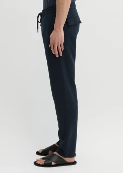 Chino Model Osby Jogger tapered aus Lyocell-Leinen-Mix