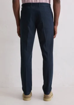 Chino Model Osby tapered aus weichem Bio-Baumwoll-Lyocell-Mix