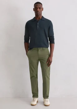 Chino Model Osby tapered aus hochwertigem Bio-Baumwoll-Mix