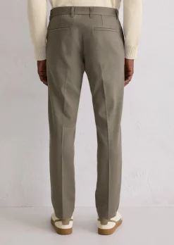 Chino Model Osby tapered aus weichem Bio-Baumwoll-Lyocell-Mix