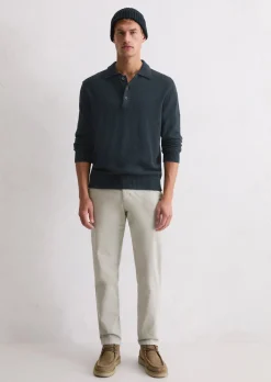 Chino Model Osby tapered aus hochwertigem Bio-Baumwoll-Mix
