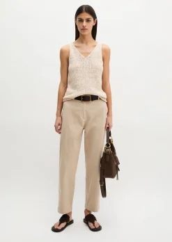 Chino Model Rimka tapered aus Baumwoll-Stretch-Twill