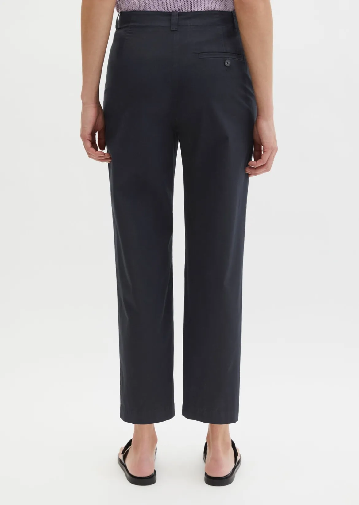 Chino Model Rimka tapered aus Baumwoll-Stretch-Twill