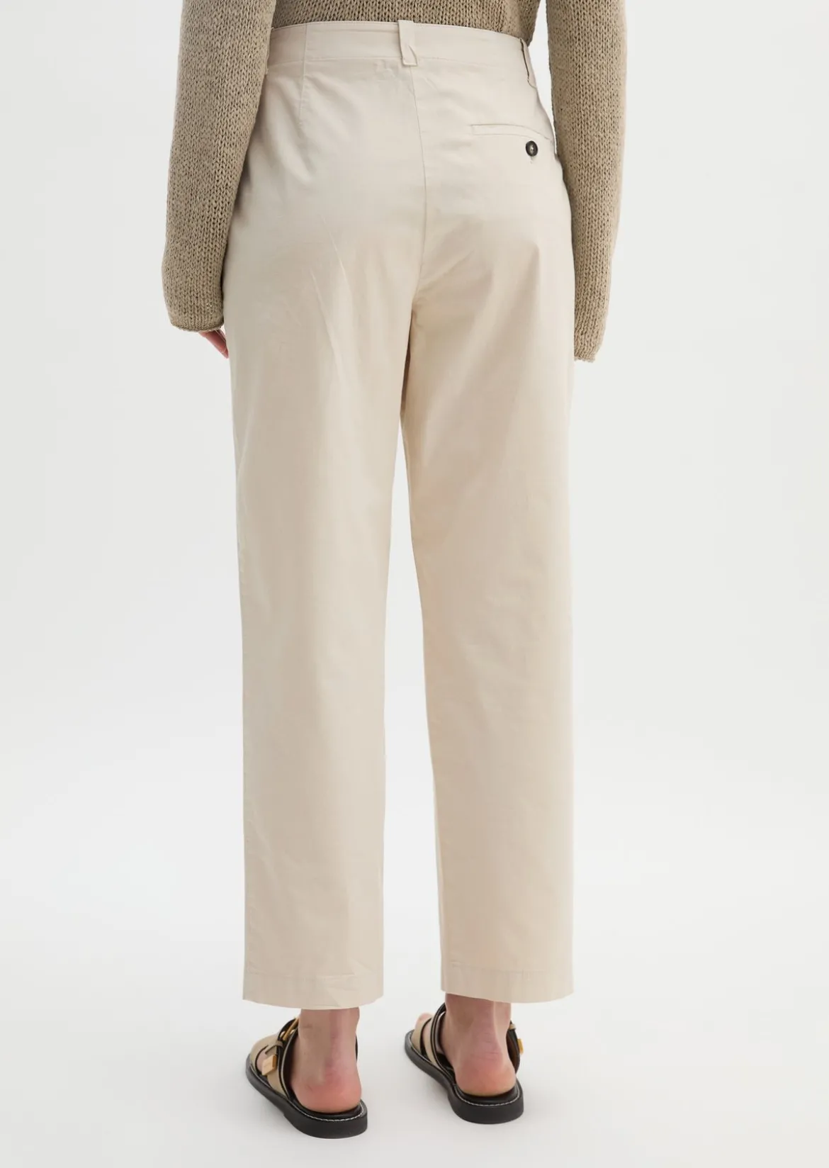 Chino Model Rimka tapered aus Baumwoll-Stretch-Twill