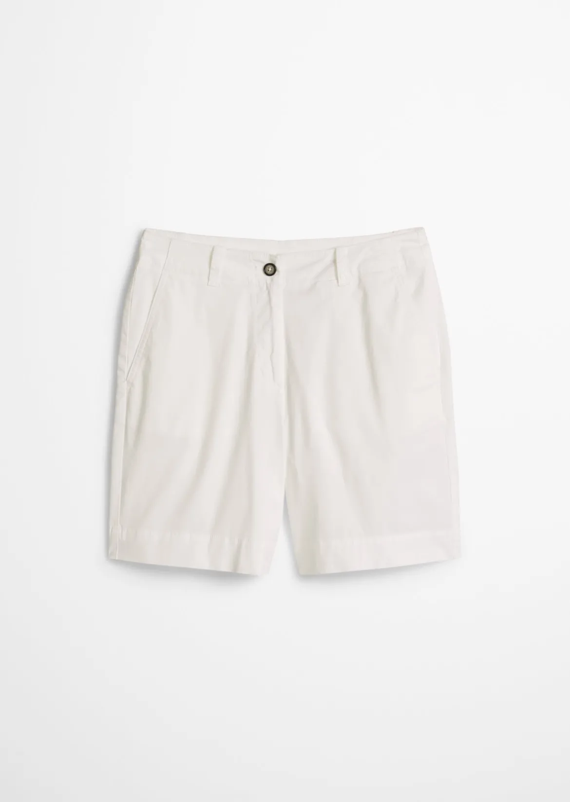 Chino-Shorts Model Lande wide aus Organic Cotton-Lyocell-Leinen-Mix