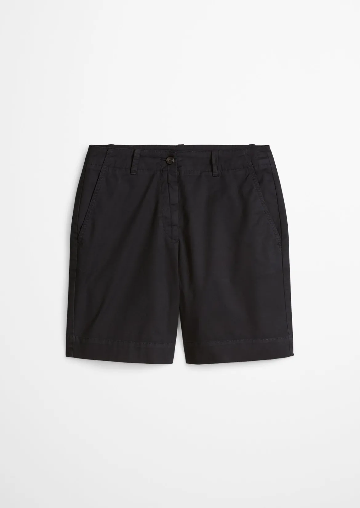 Chino-Shorts Model Lande wide aus Organic Cotton-Lyocell-Leinen-Mix