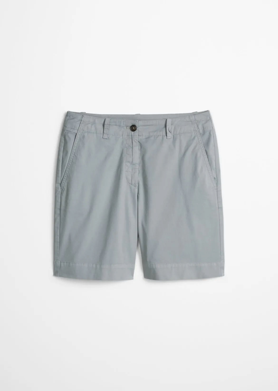 Chino-Shorts Model Lande wide aus Organic Cotton-Lyocell-Leinen-Mix