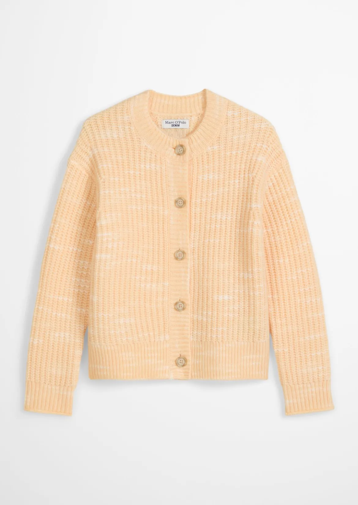 Chunky-Cardigan cropped aus weichem Wolle-Mix