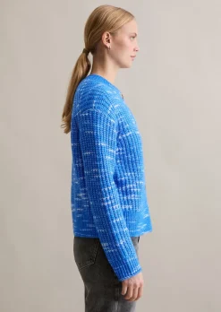 Chunky-Cardigan cropped aus weichem Wolle-Mix