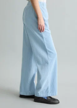 Cordhose wide straight leg mit lässiger Bubble-Struktur