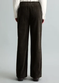 Cordhose wide straight leg mit lässiger Bubble-Struktur