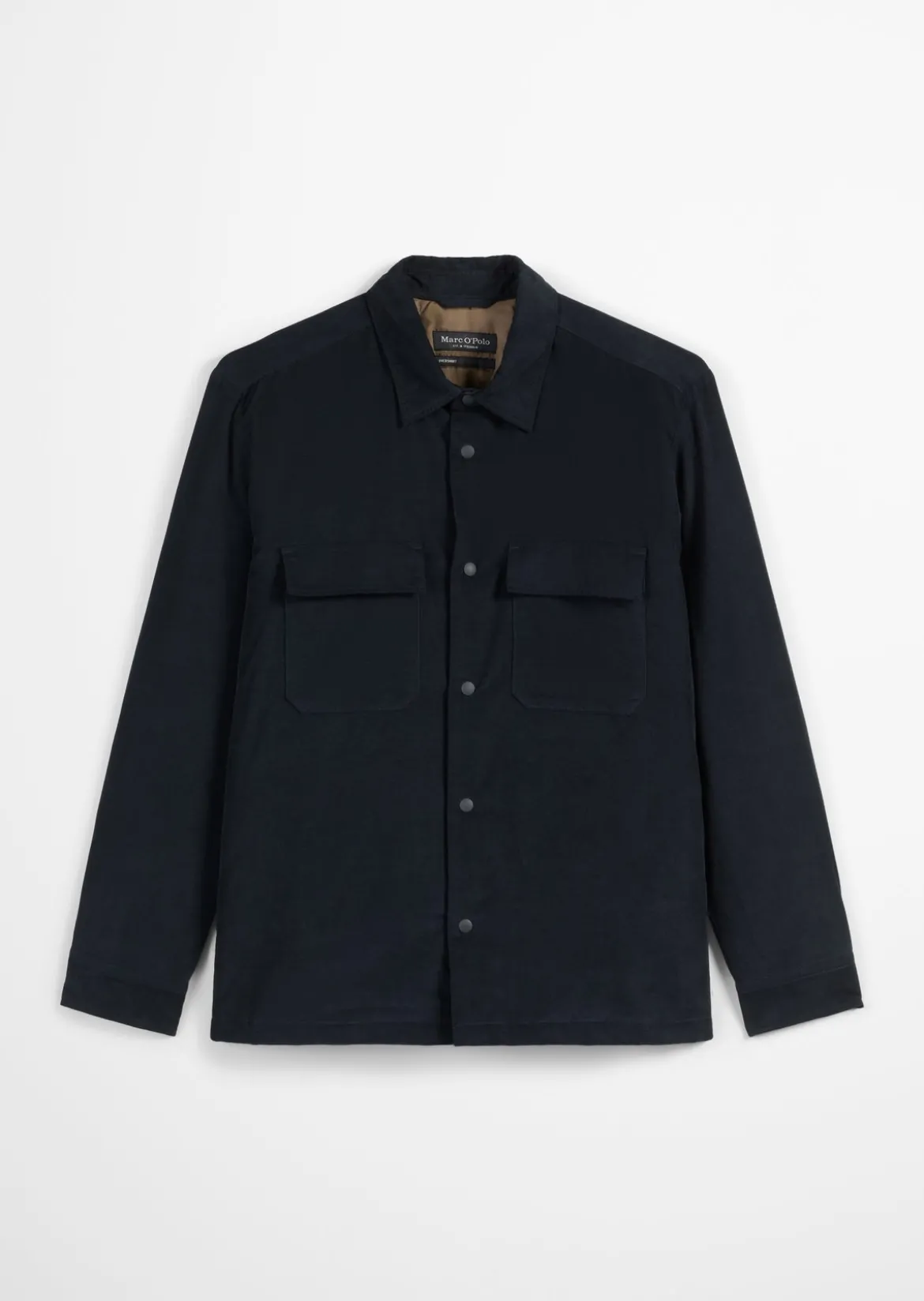 Cord-Overshirt mit leichter Wattierung