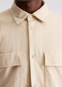Cord-Overshirt mit leichter Wattierung