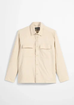 Cord-Overshirt mit leichter Wattierung