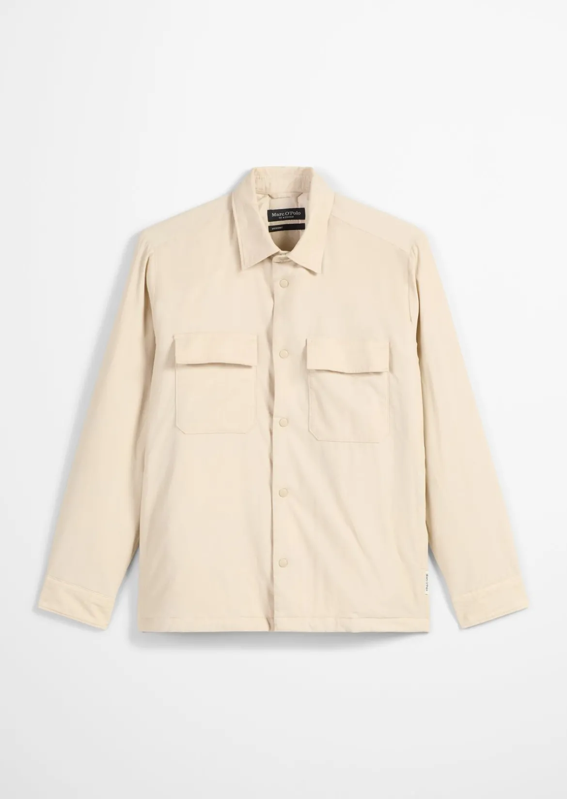 Cord-Overshirt mit leichter Wattierung