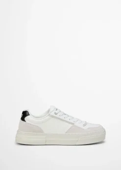 Court-Sneaker Model Mariella aus Rindleder mit Frotteefutter