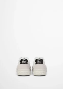 Court-Sneaker Model Mariella aus Rindleder mit Frotteefutter