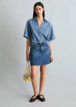Crayfish Capsule Jeans-Tunika, Relaxed Fit aus reinem Organic Cotton