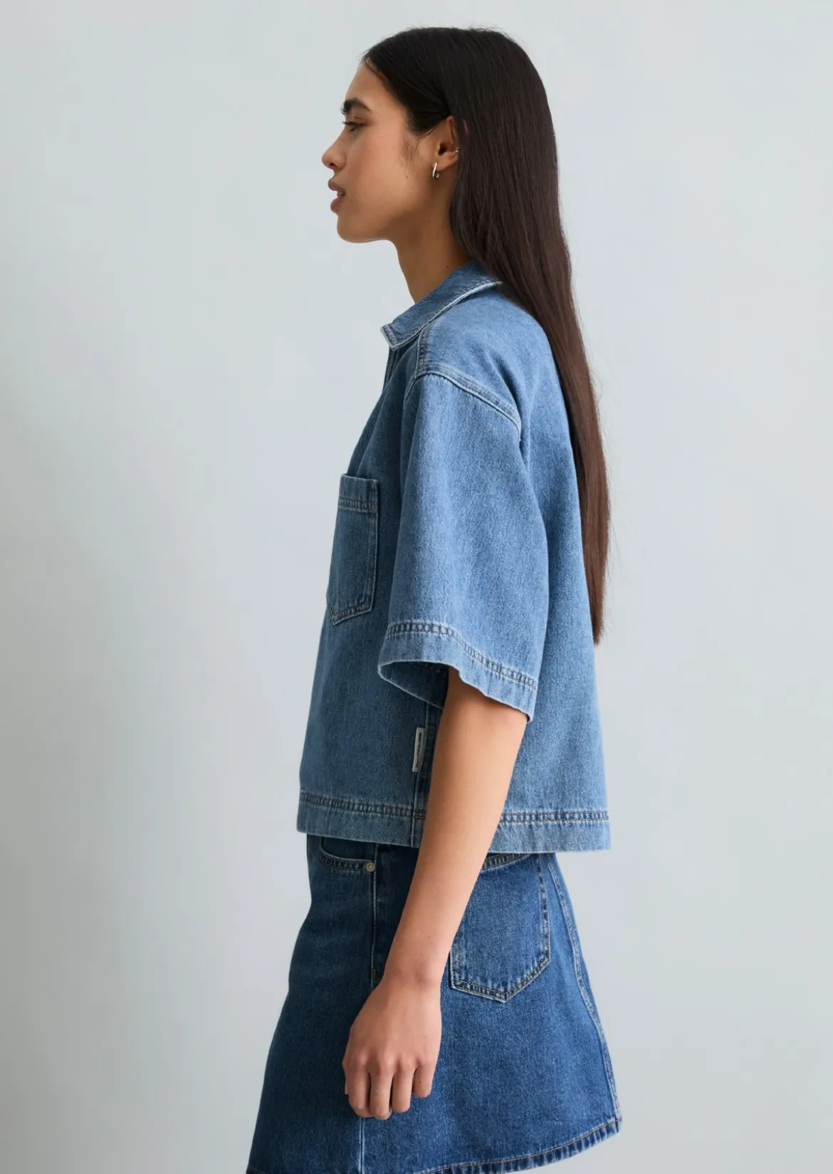 Crayfish Capsule Jeans-Tunika, Relaxed Fit aus reinem Organic Cotton