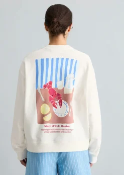 Crayfish Capsule Sweatshirt, Backprint mit markantem Rückenprint