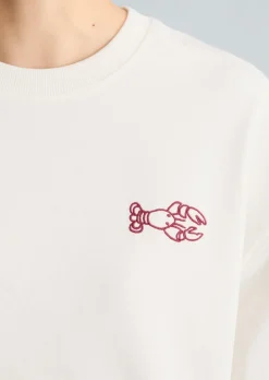 Crayfish Capsule Sweatshirt, Backprint mit markantem Rückenprint