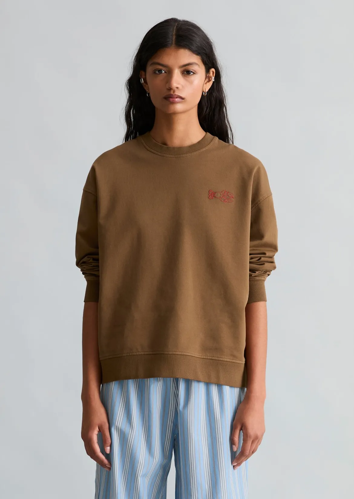Crayfish Capsule Sweatshirt, Backprint mit markantem Rückenprint