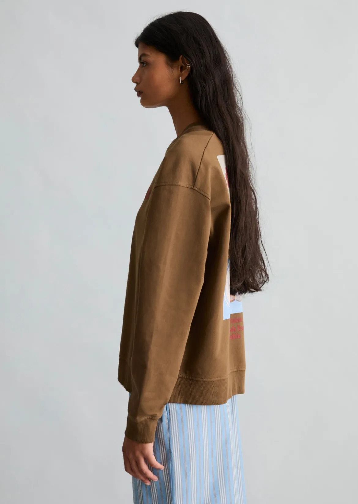 Crayfish Capsule Sweatshirt, Backprint mit markantem Rückenprint