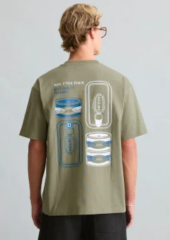 Crayfish Capsule T-Shirt, Backprint, Relaxed Fit mit Rückenprint