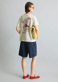 Crayfish Capsule T-Shirt, Backprint, Normal Fit aus Basic Single Jersey