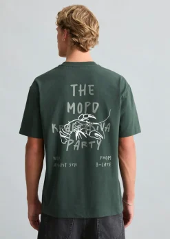 Crayfish Capsule T-Shirt, Backprint, Relaxed Fit mit Rückenprint