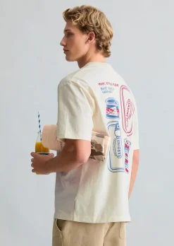 Crayfish Capsule T-Shirt, Backprint, Relaxed Fit mit Rückenprint