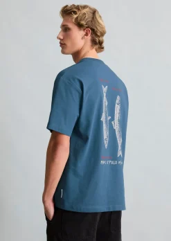 Crayfish Capsule T-Shirt, Backprint, Relaxed Fit mit Rückenprint