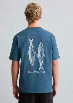 Crayfish Capsule T-Shirt, Backprint, Relaxed Fit mit Rückenprint