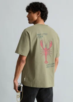 Crayfish Capsule T-Shirt, Backprint, Relaxed Fit mit Rückenprint
