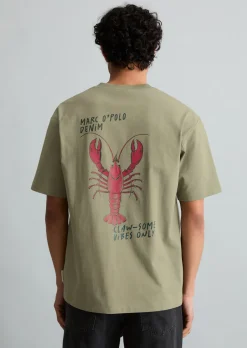 Crayfish Capsule T-Shirt, Backprint, Relaxed Fit mit Rückenprint