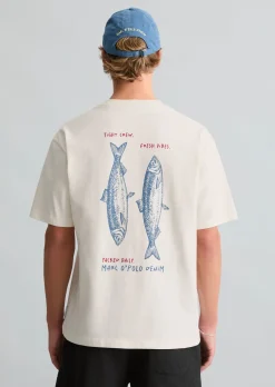 Crayfish Capsule T-Shirt, Backprint, Relaxed Fit mit Rückenprint